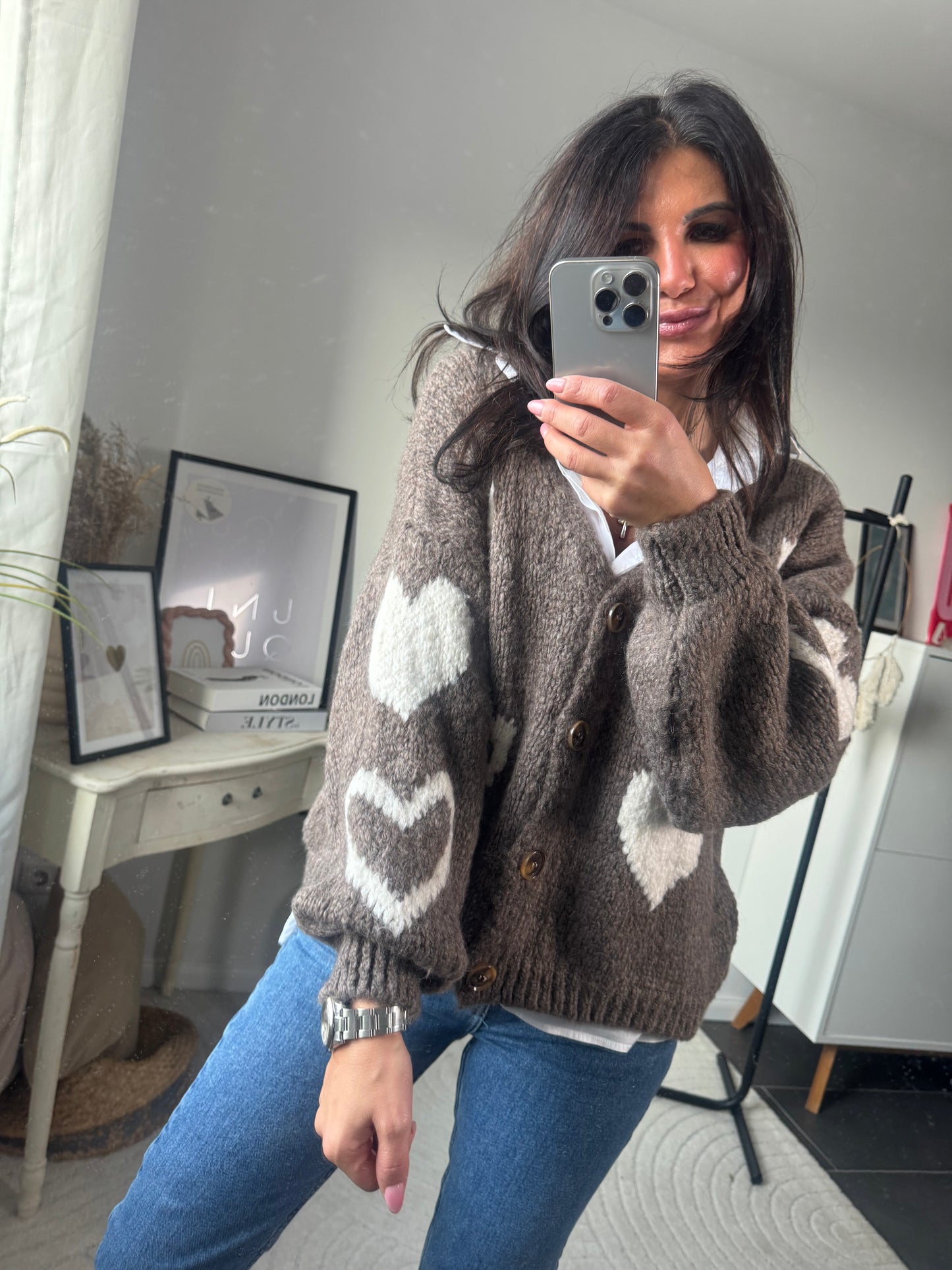 Cardigan "Abbraccio di Cuore"