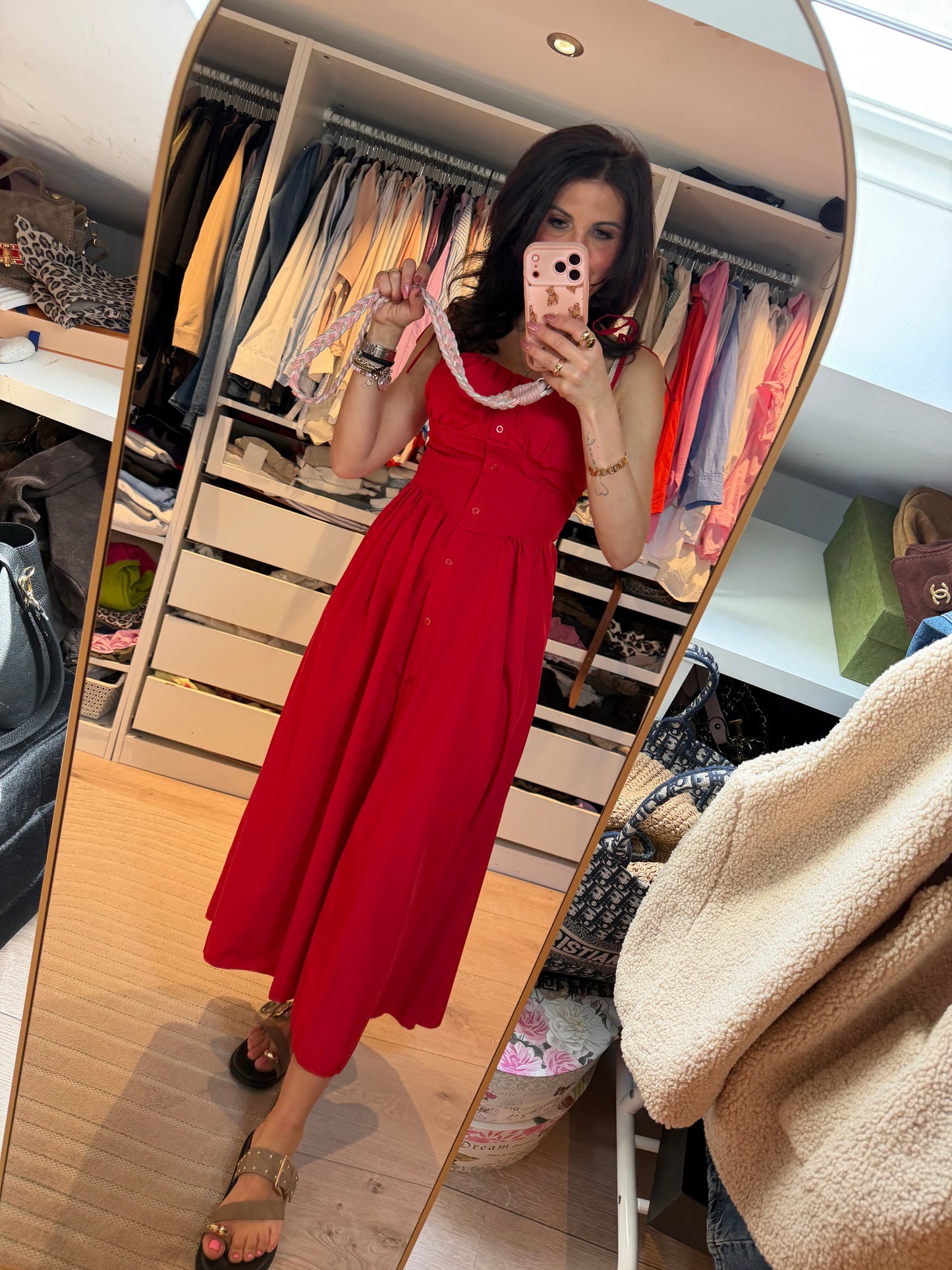 Kleid "Amalfi Rosso"