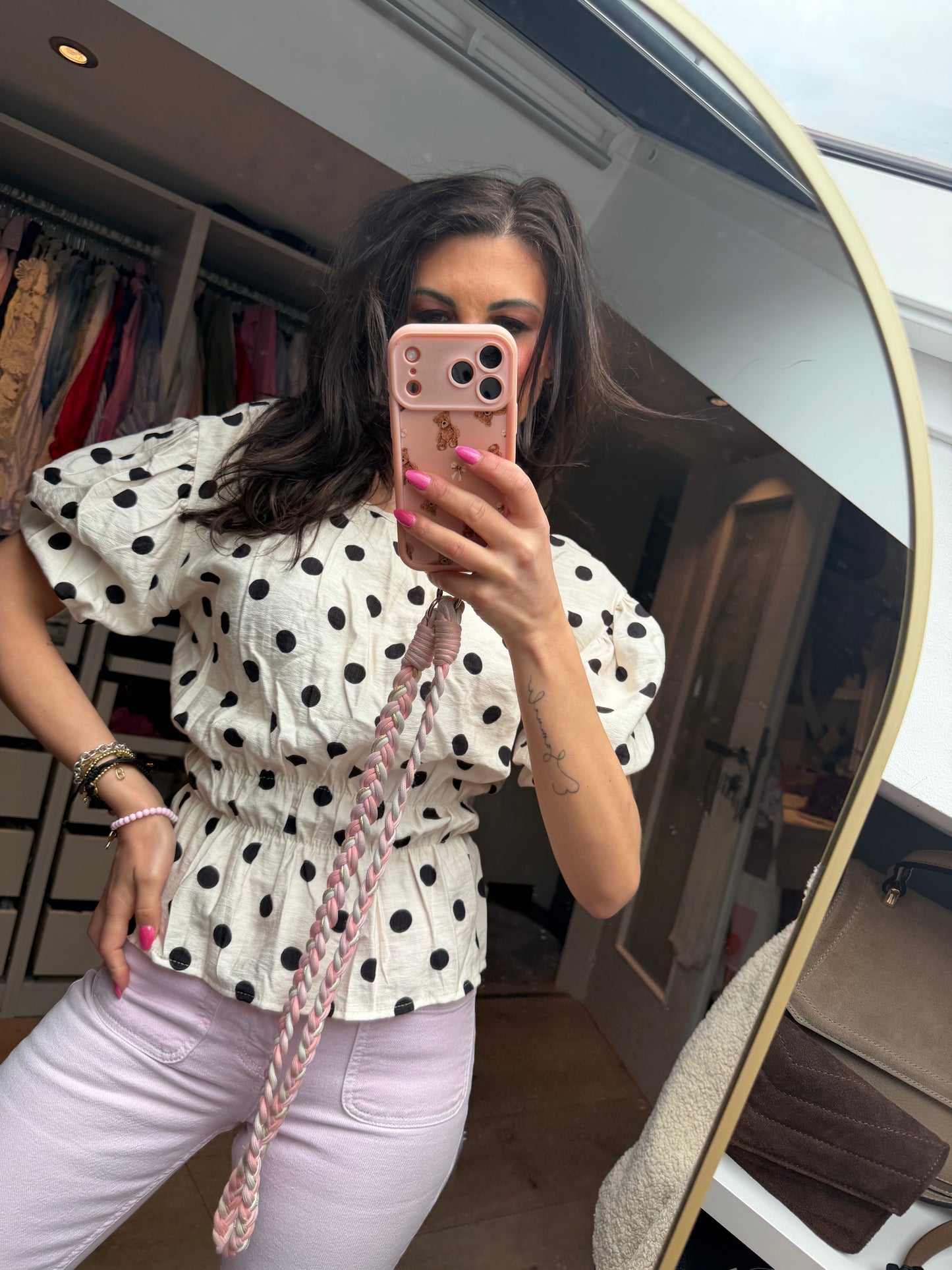 Bluse "Dolce Pois"