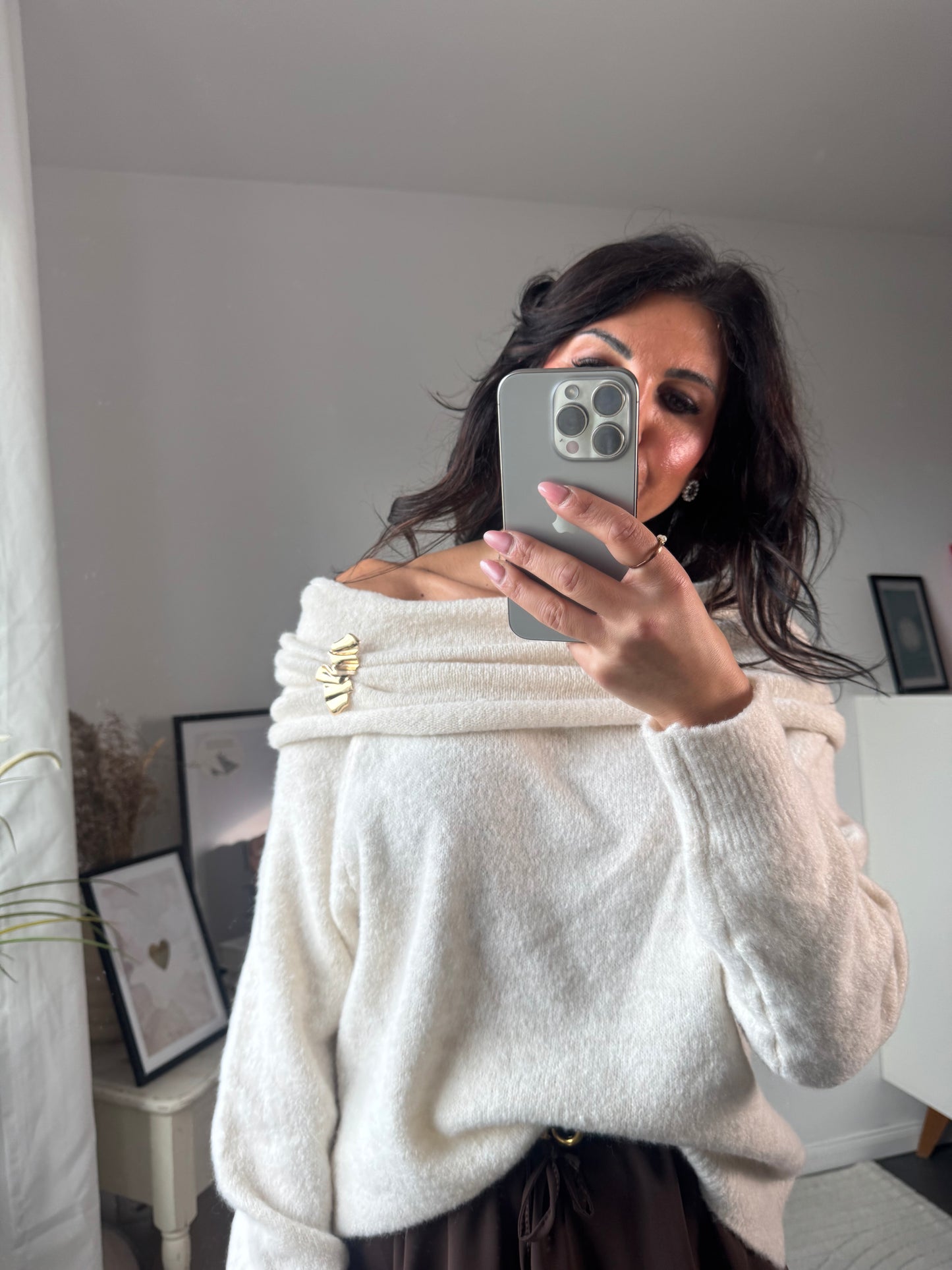 Pullover "Avorio Elegante "