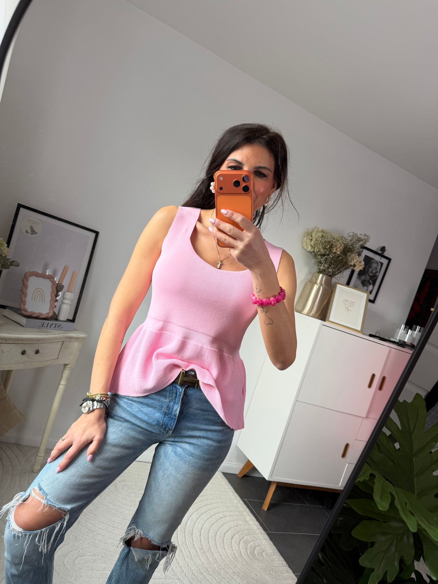Top "Rosa Eleganza"