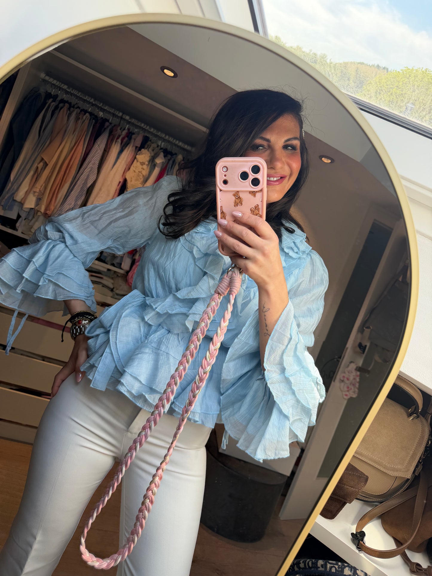 Bluse "Celeste Ruffle"