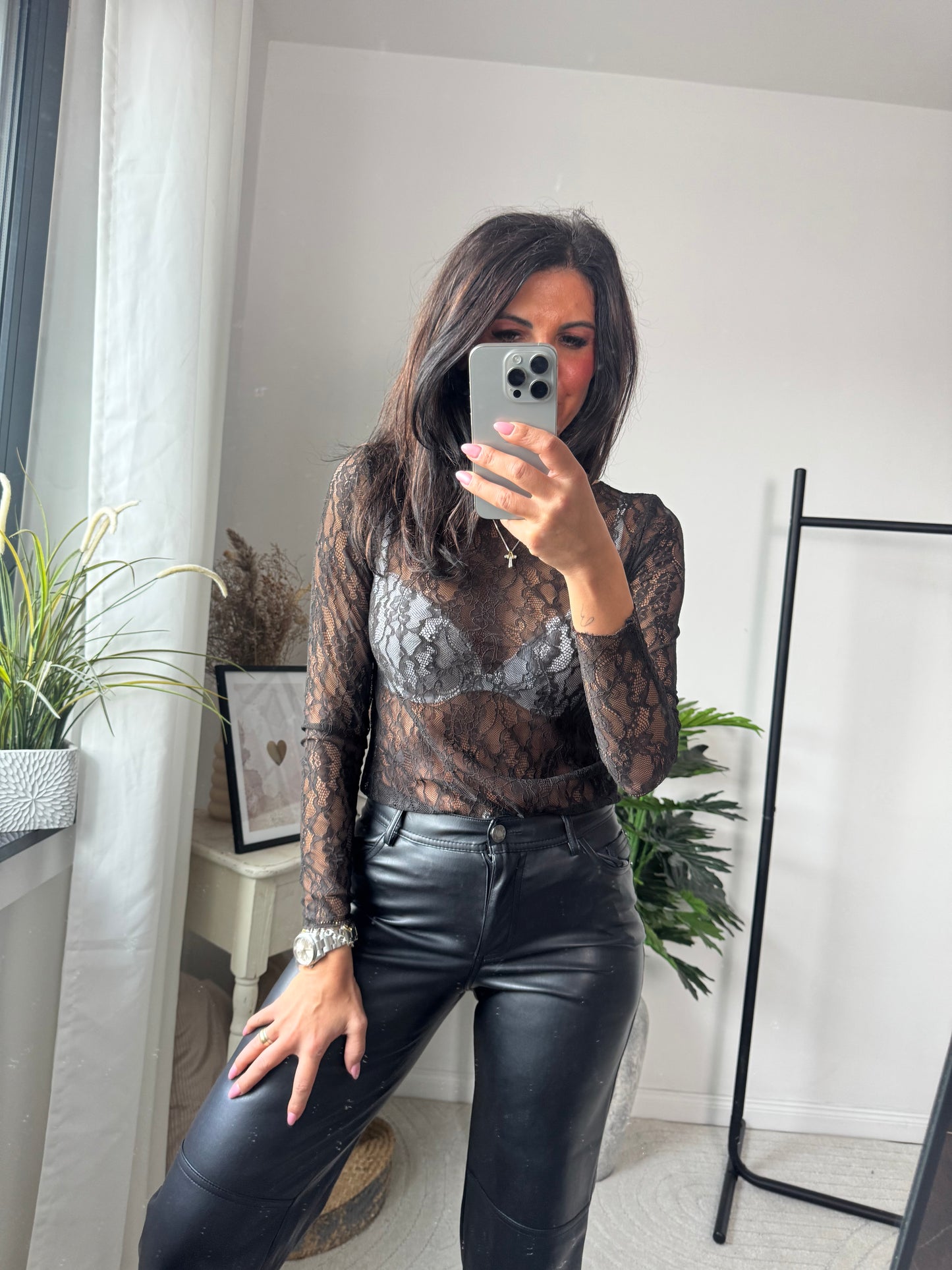 Longsleeve "Toscana Lace"