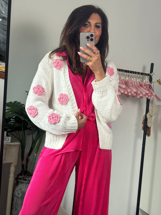 Strickjacke "DOLCE ROSA"