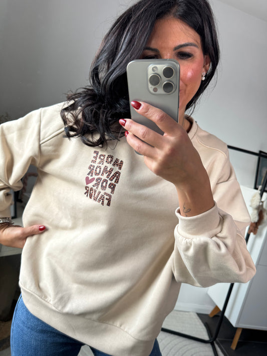 Sweater "More Amor Porfavor"