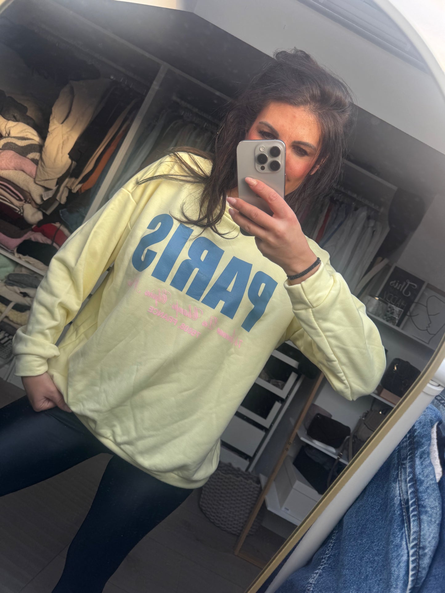 Pullover gelb  "Paris"