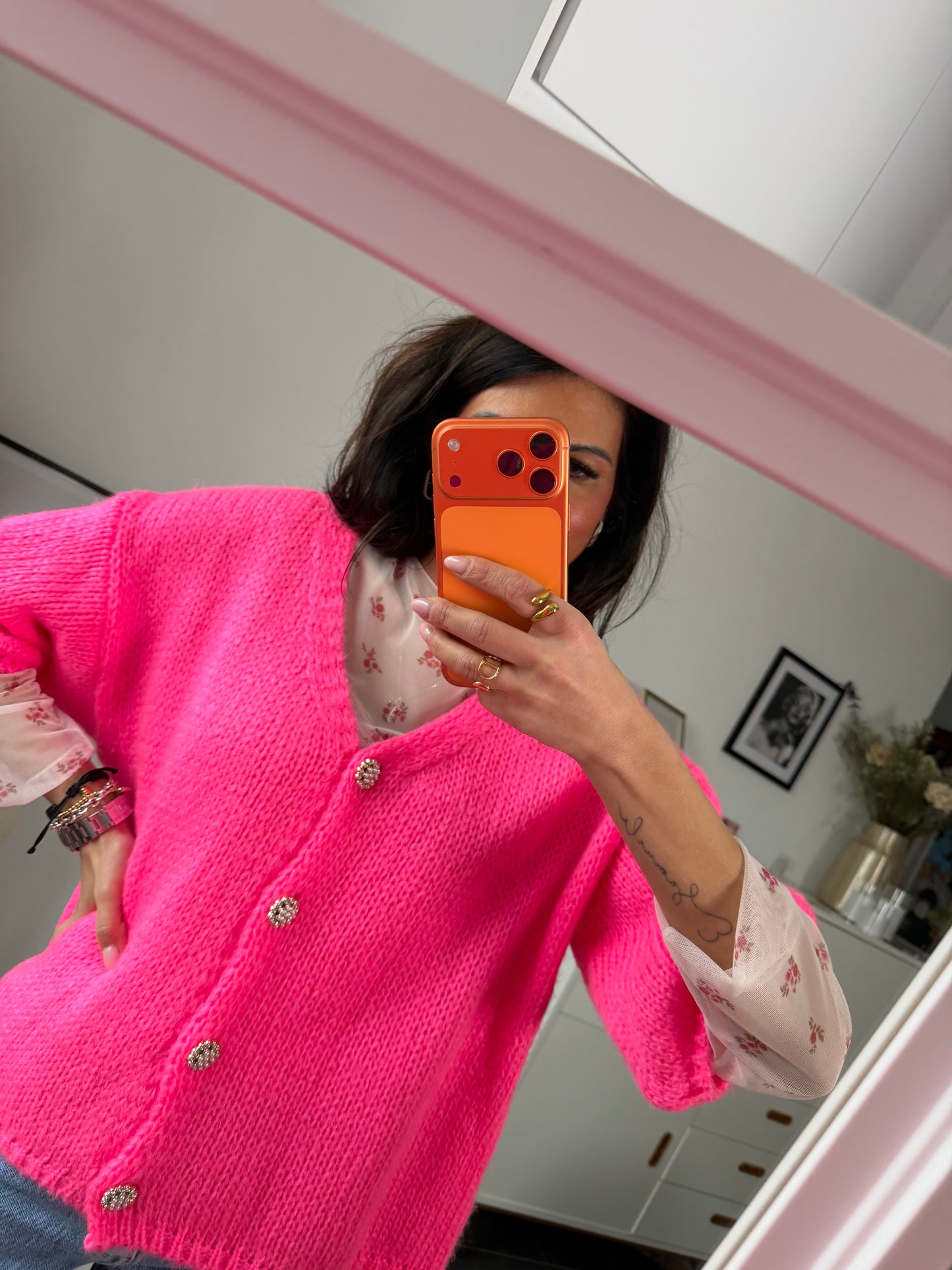 Pullunder pink  "Amami"