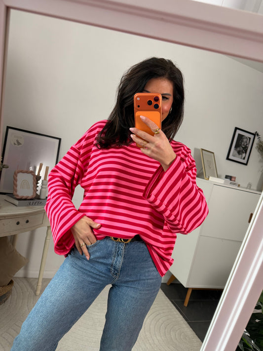 Longsleeve "Berry Stripes"