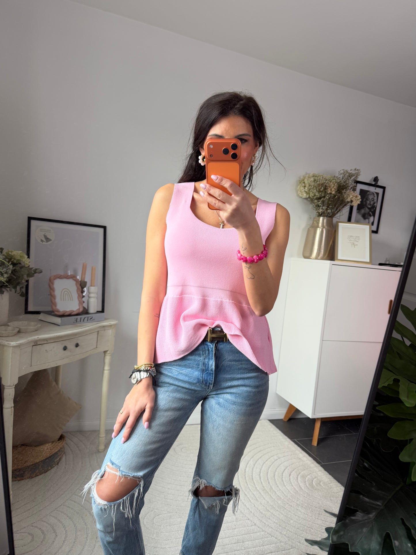 Top "Rosa Eleganza"