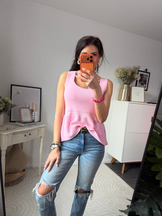 Top "Rosa Eleganza"