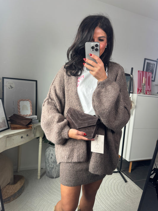 Clutch mocha "Dolce Vita"