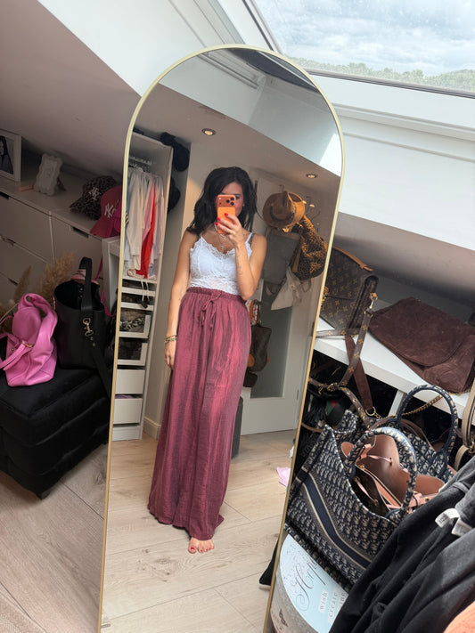 Hose "Bordeaux Palazzo"