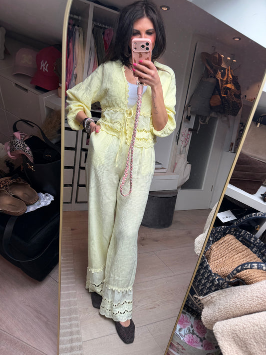 Musselinhose "Amalfi Giallo"