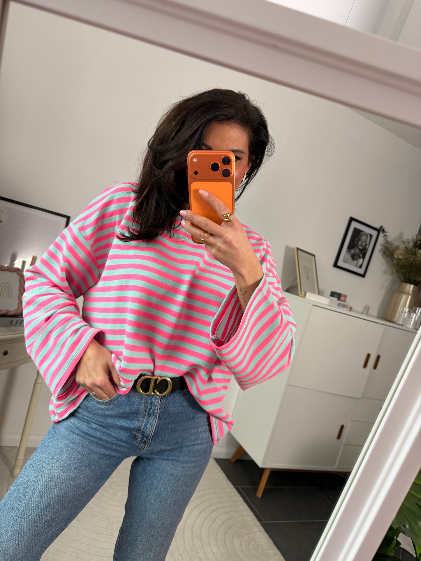 Longsleeve "Minty Stripes"