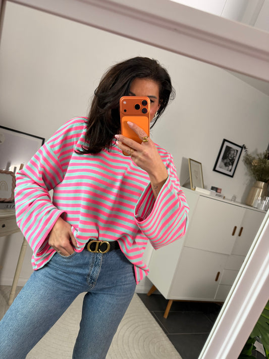 Longsleeve "Minty Stripes"