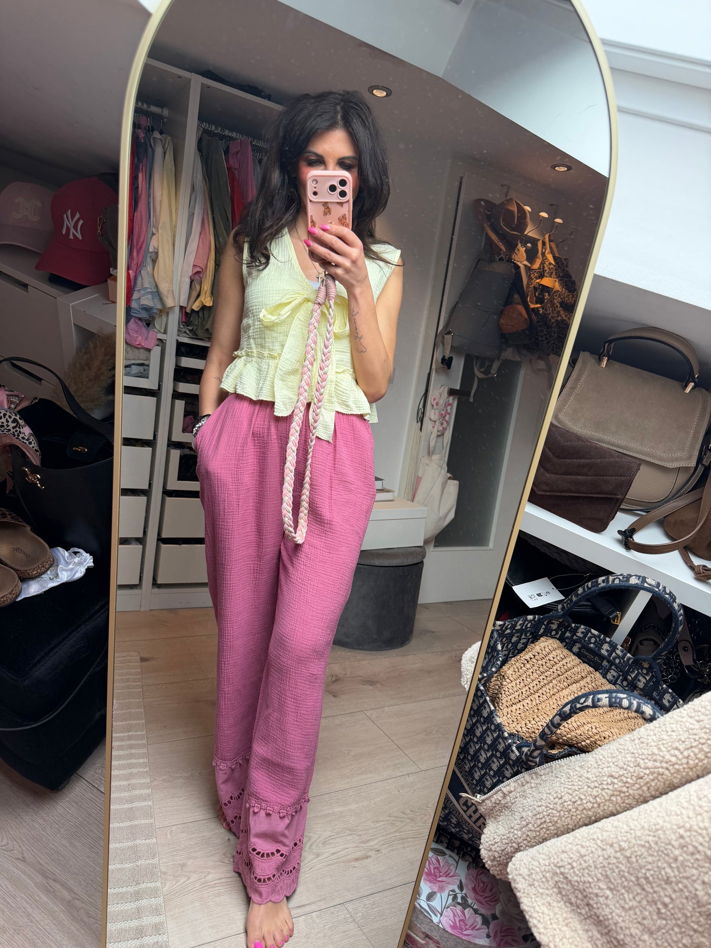 Musselinhose "Amalfi Rosa"