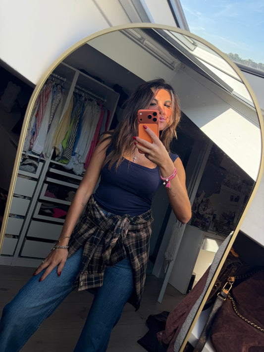 Top blau "Amore mio"
