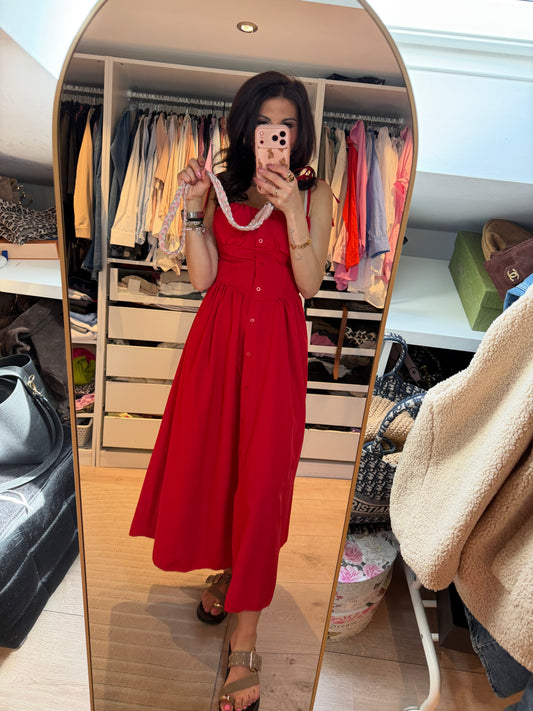 Kleid "Amalfi Rosso"