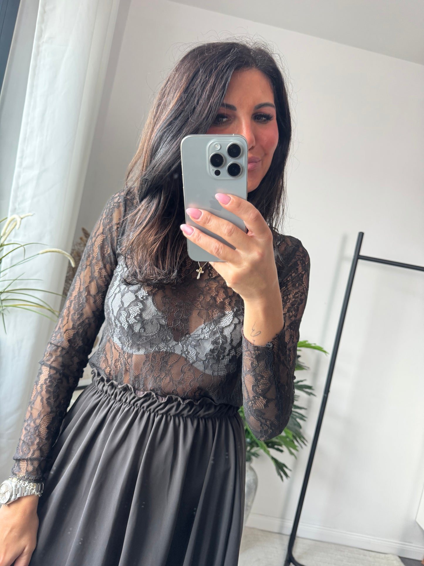 Longsleeve "Toscana Lace"