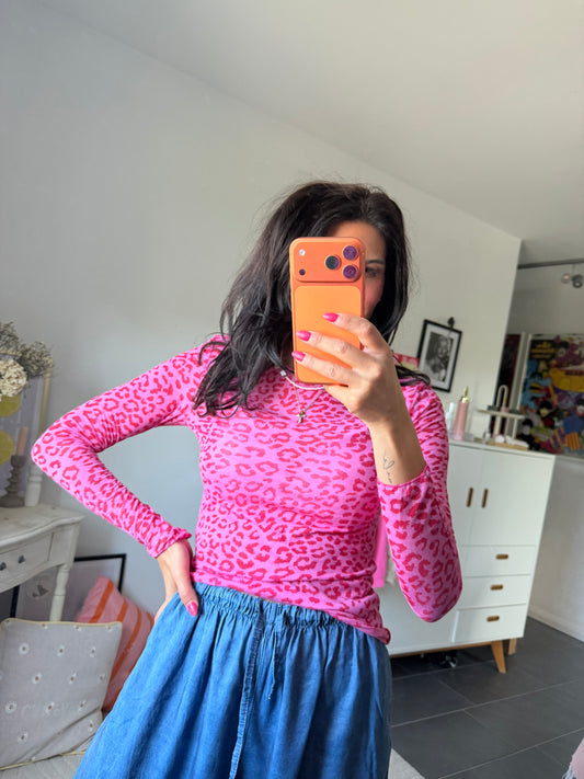 Longsleeve "Leo Pink"