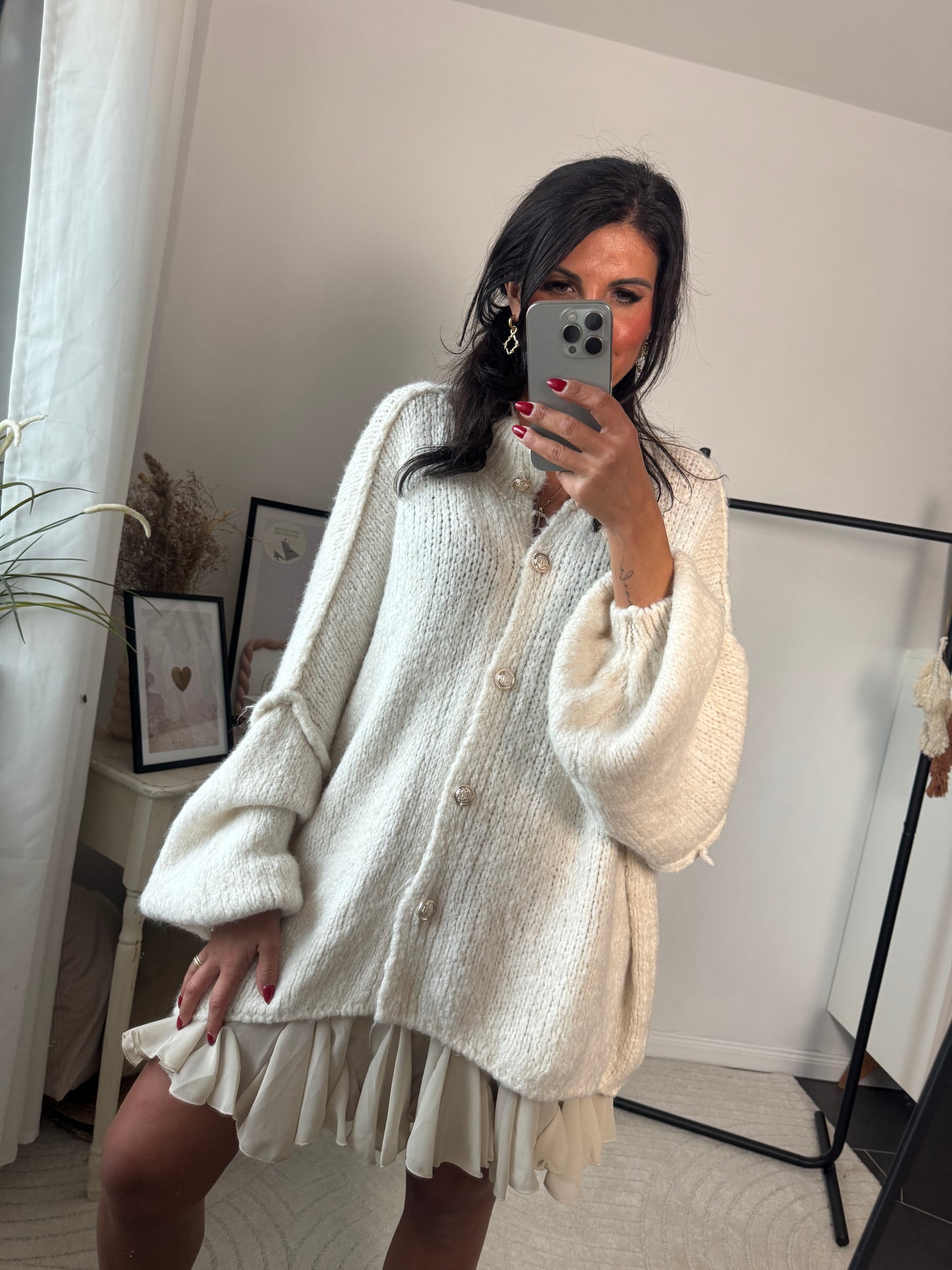 Cardigan creme  "Giulia"