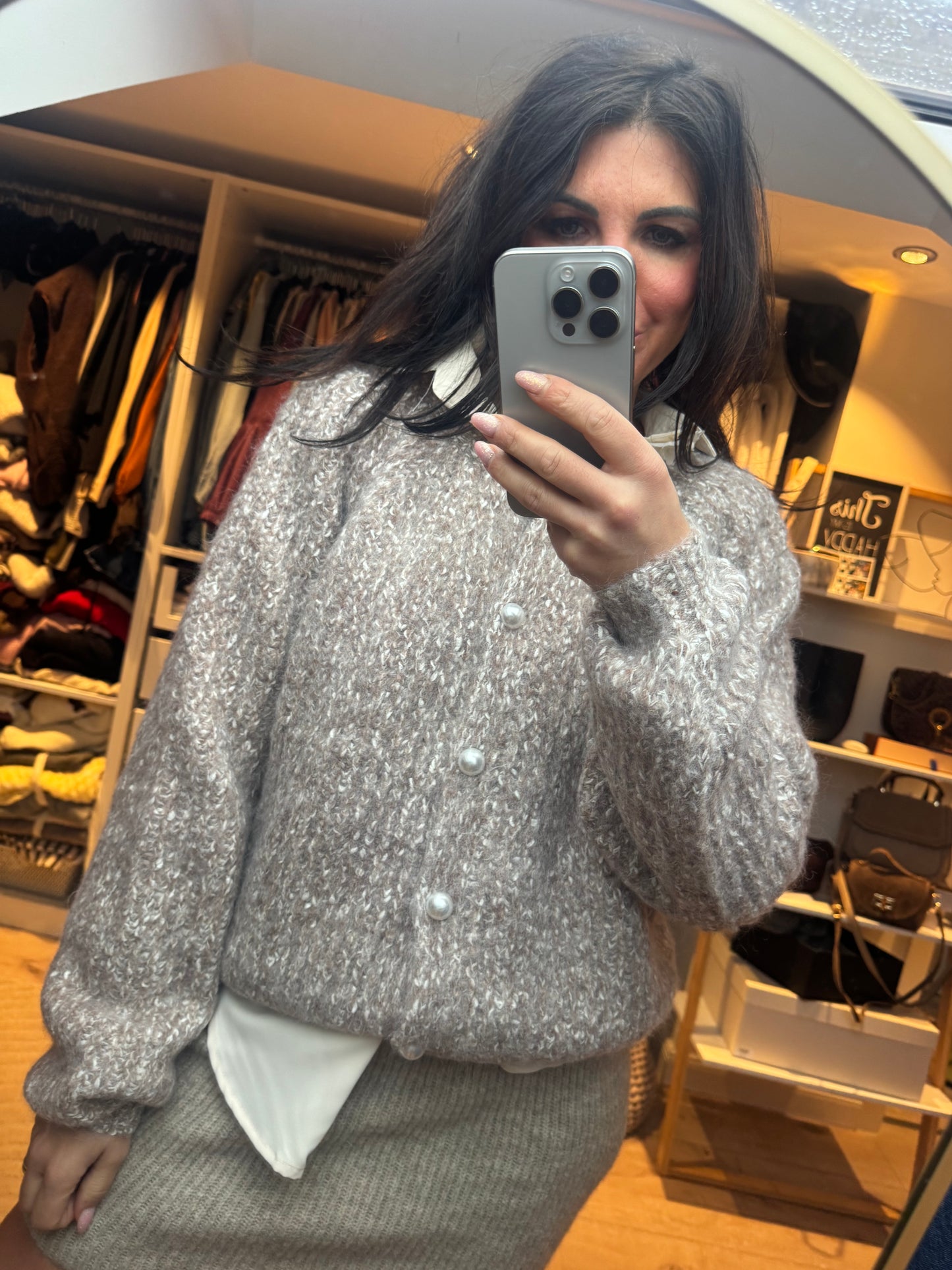 Cardigan "Dolce Perla"