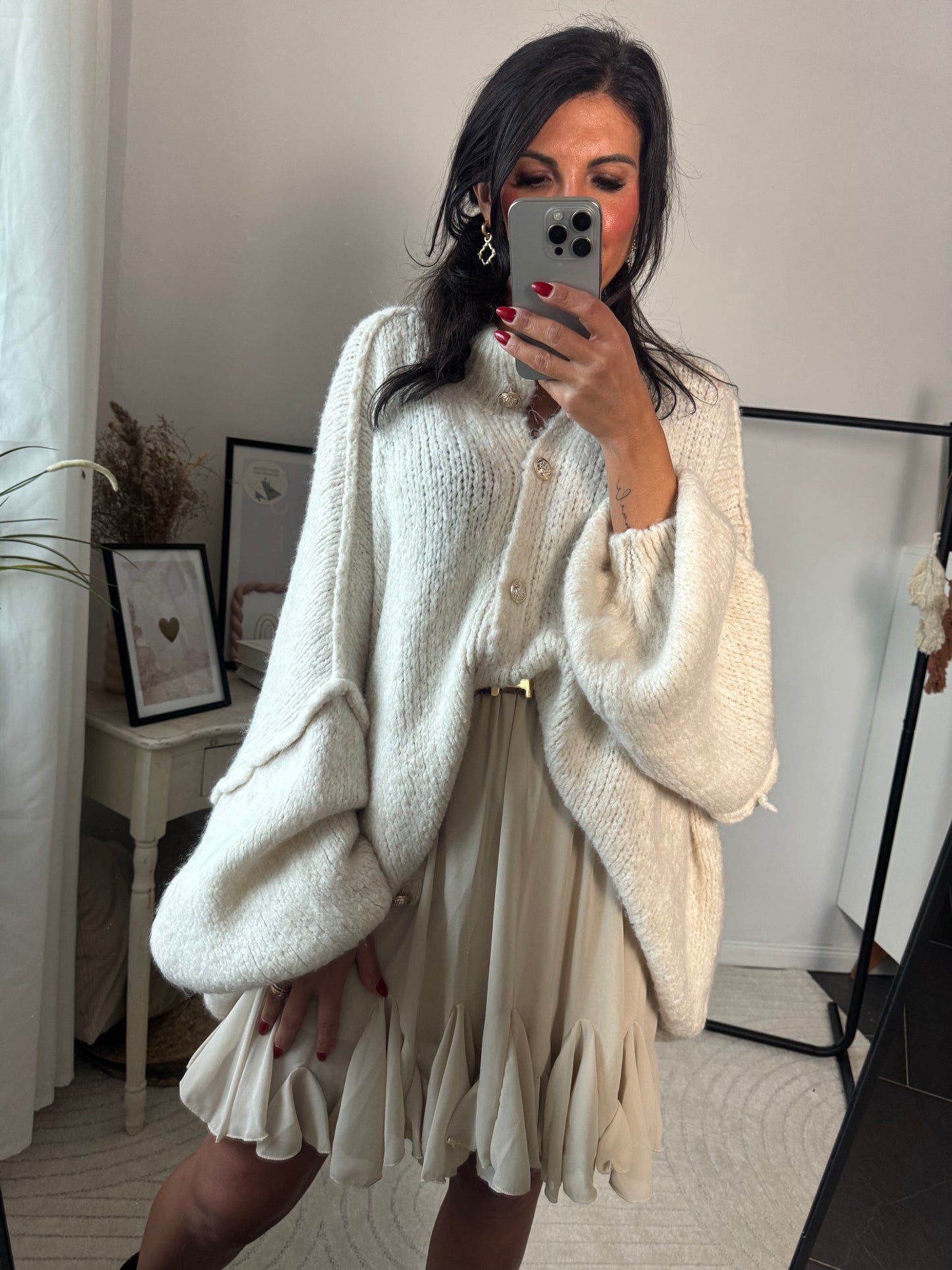 Cardigan creme  "Giulia"