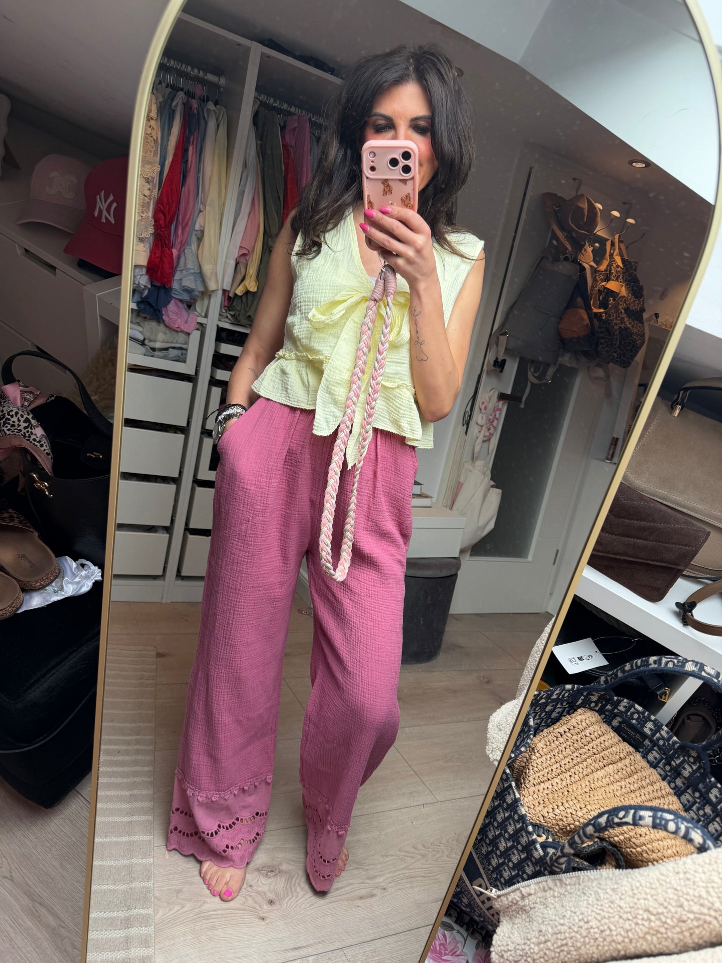Musselinhose "Amalfi Rosa"