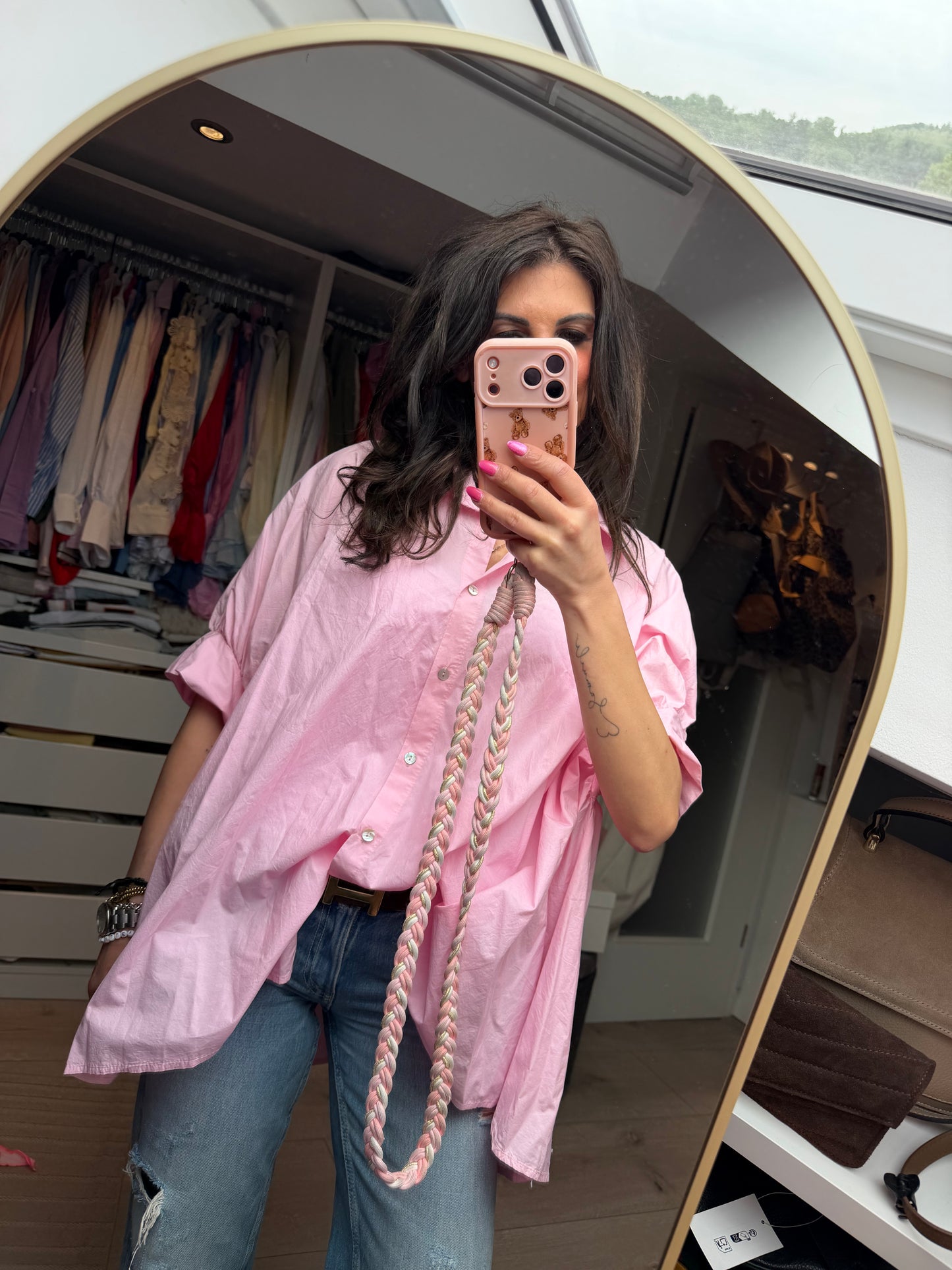 Bluse "Rosa Nuvola"