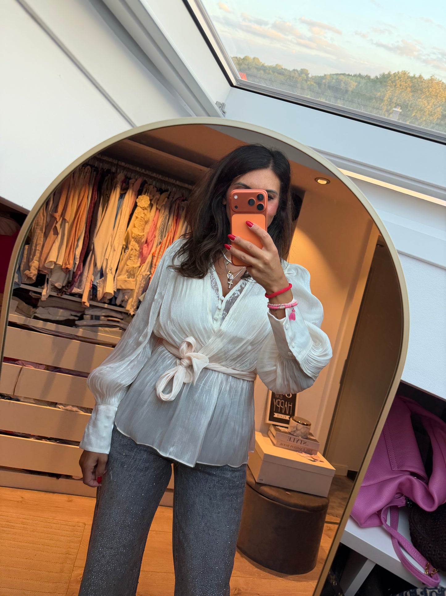 Bluse "Amore Satin Blouse"