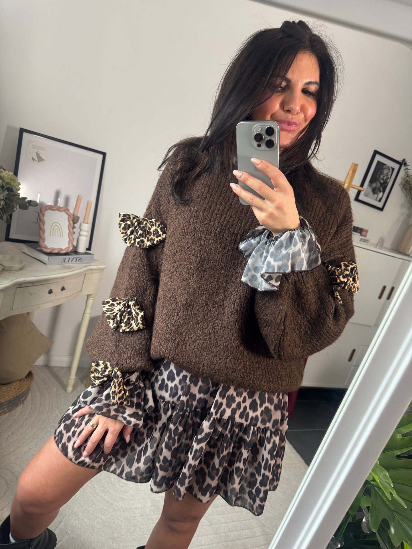 Kleid “Leopardato"