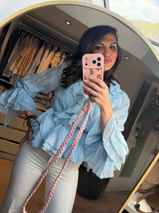 Bluse "Celeste Ruffle"