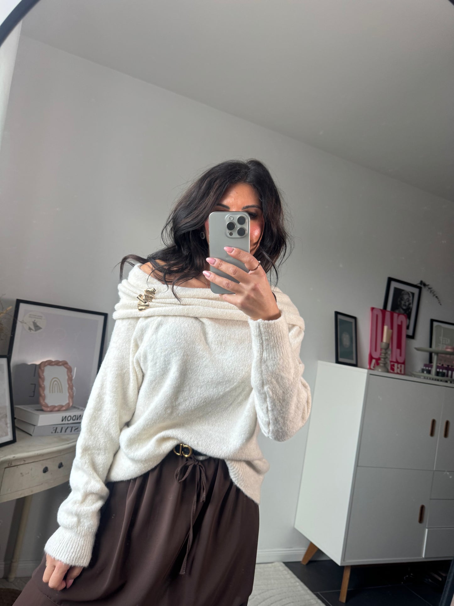 Pullover "Avorio Elegante "