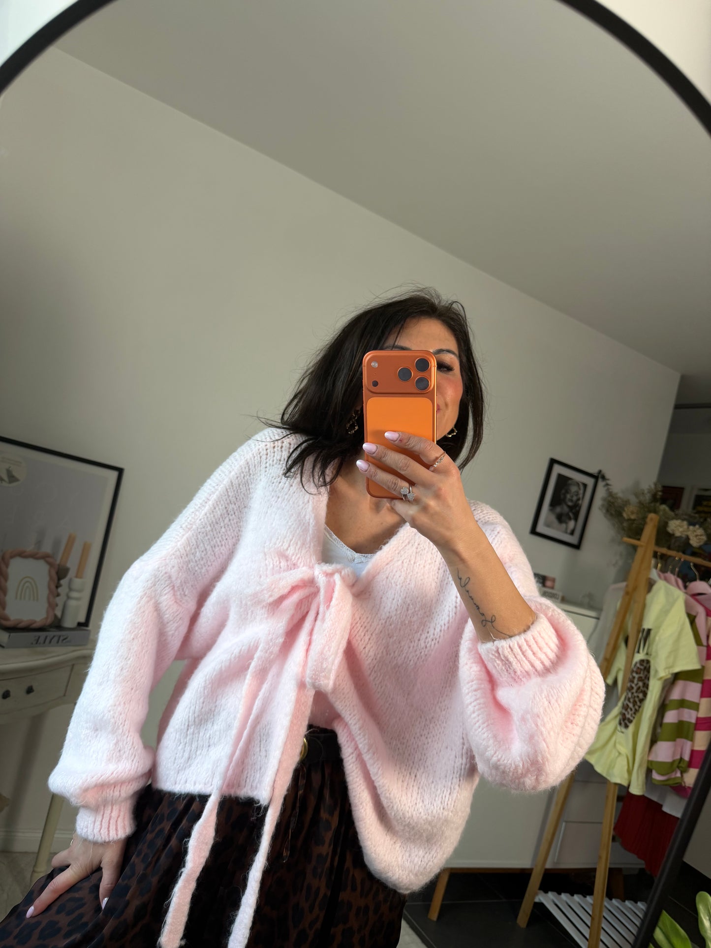 Cardigan "Rosa Fiocco"
