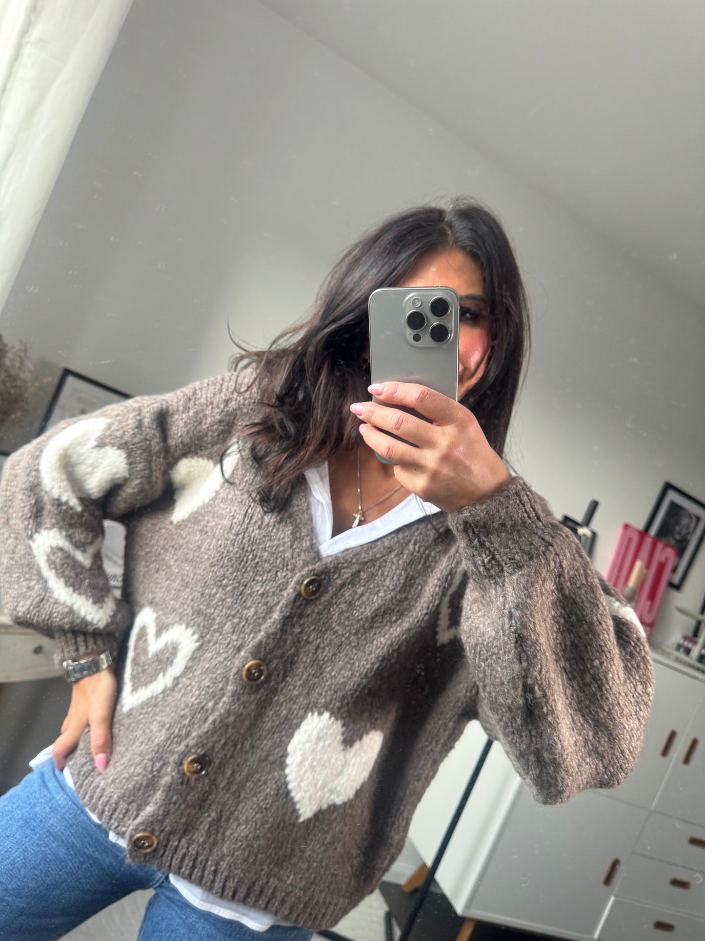 Cardigan "Abbraccio di Cuore"