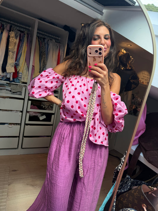 Bluse pink  "Dolce Punto"