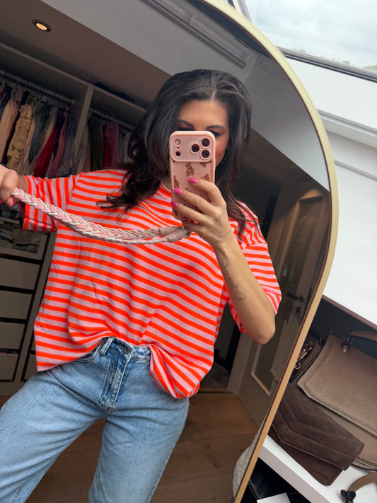 T-Shirt "Arancia Stripe"