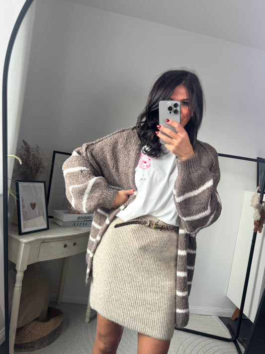 Cardigan Oversize "Caffè Latte"