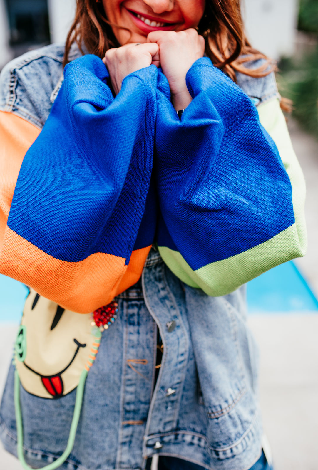 Coole Jeansjacke "SMILY"