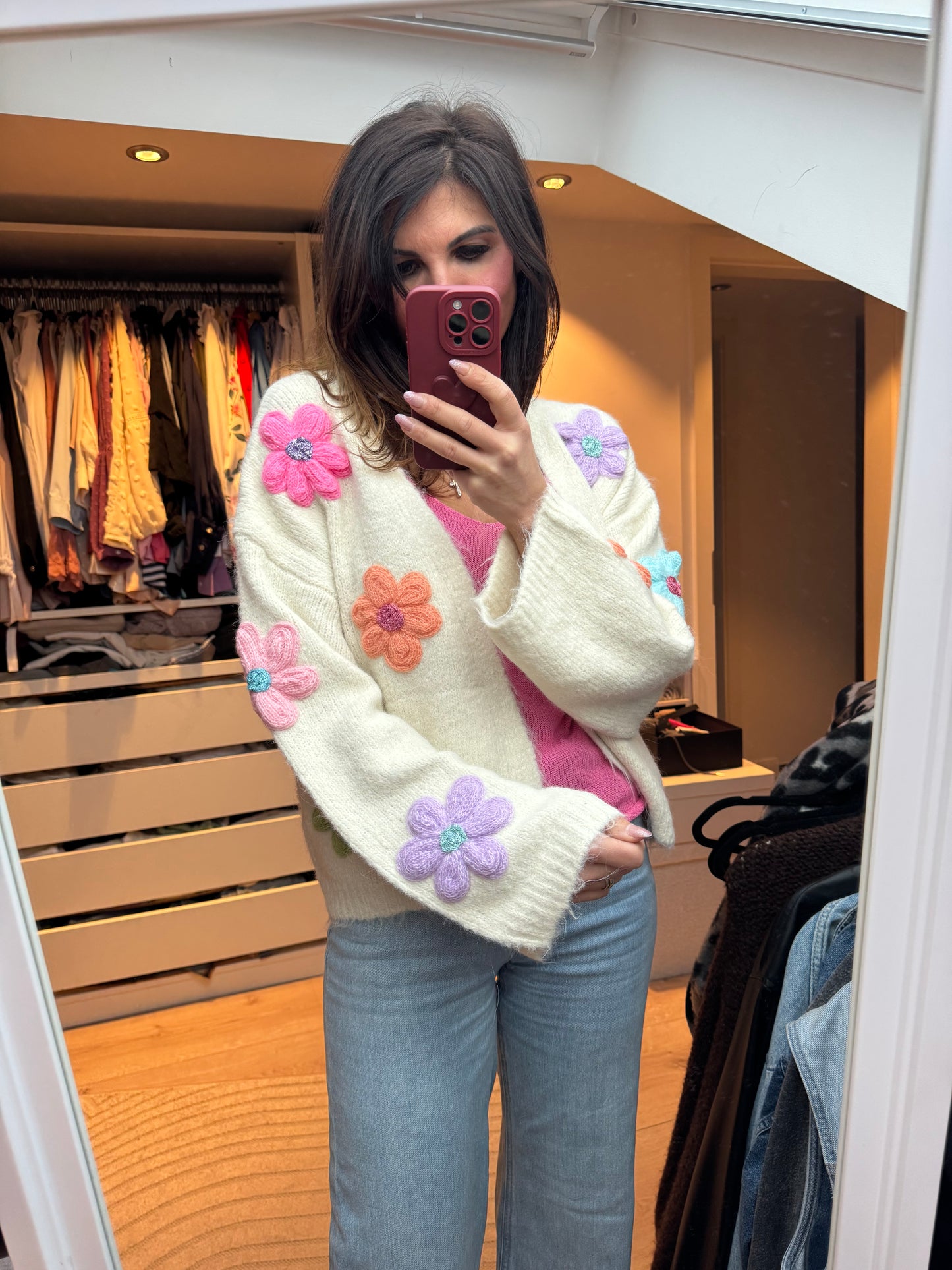 Cardigan "FLOWER POWER"