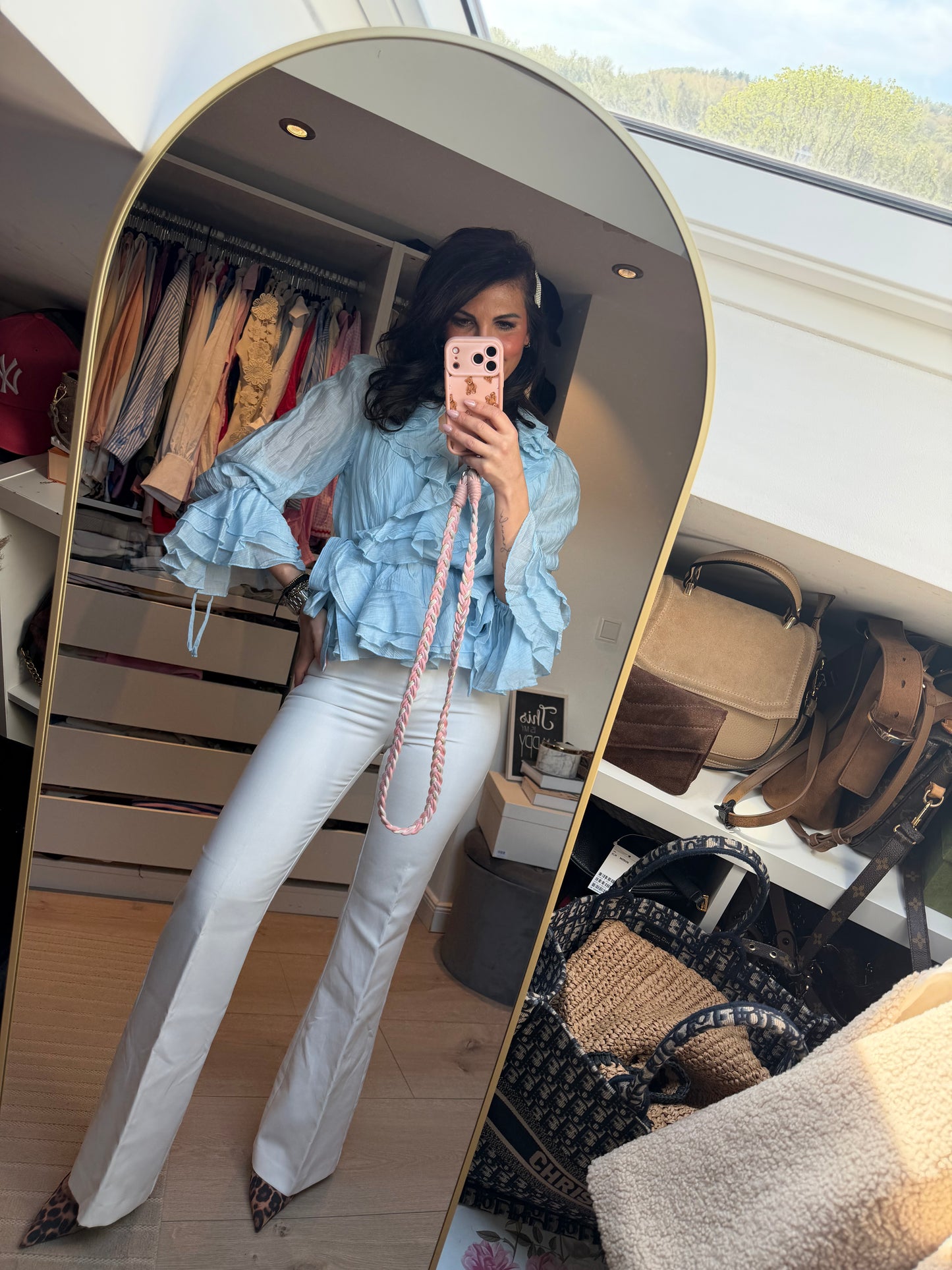 Bluse "Celeste Ruffle"