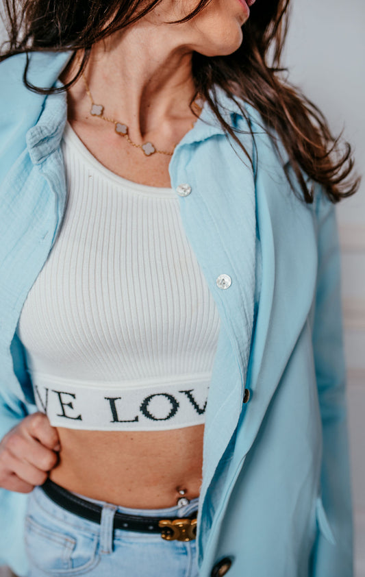 Crop Top "LOVE"