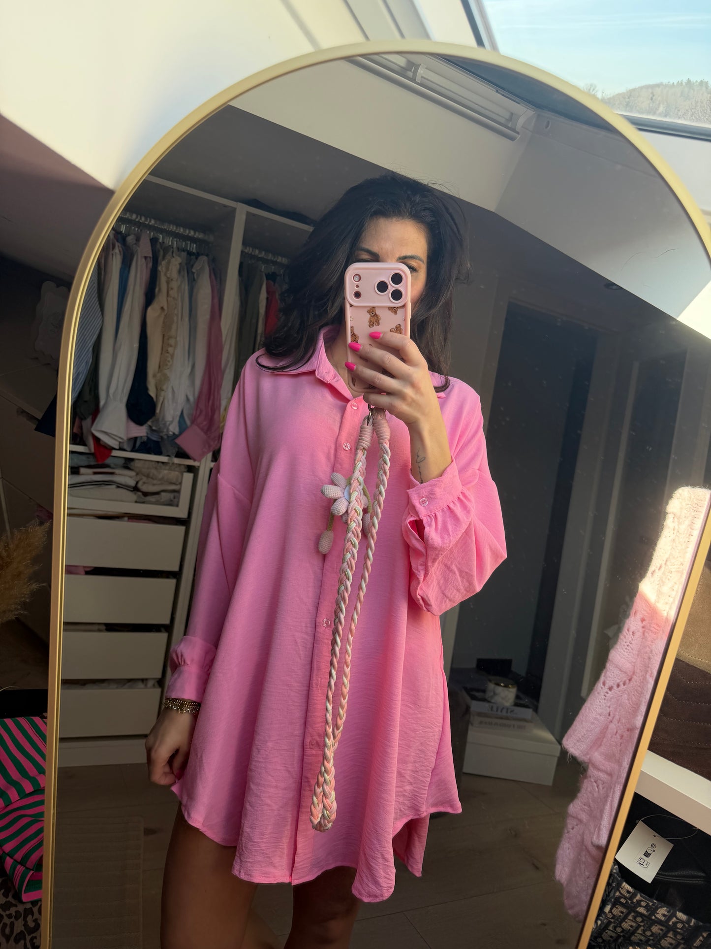 Longbluse "Dolce Rosa"