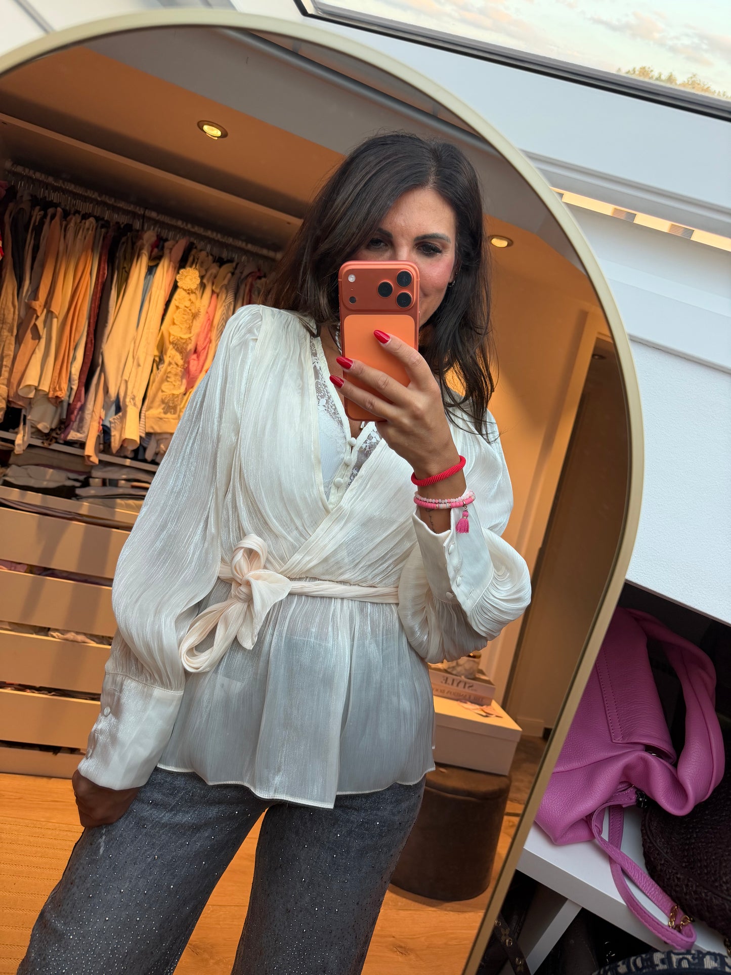 Bluse "Amore Satin Blouse"
