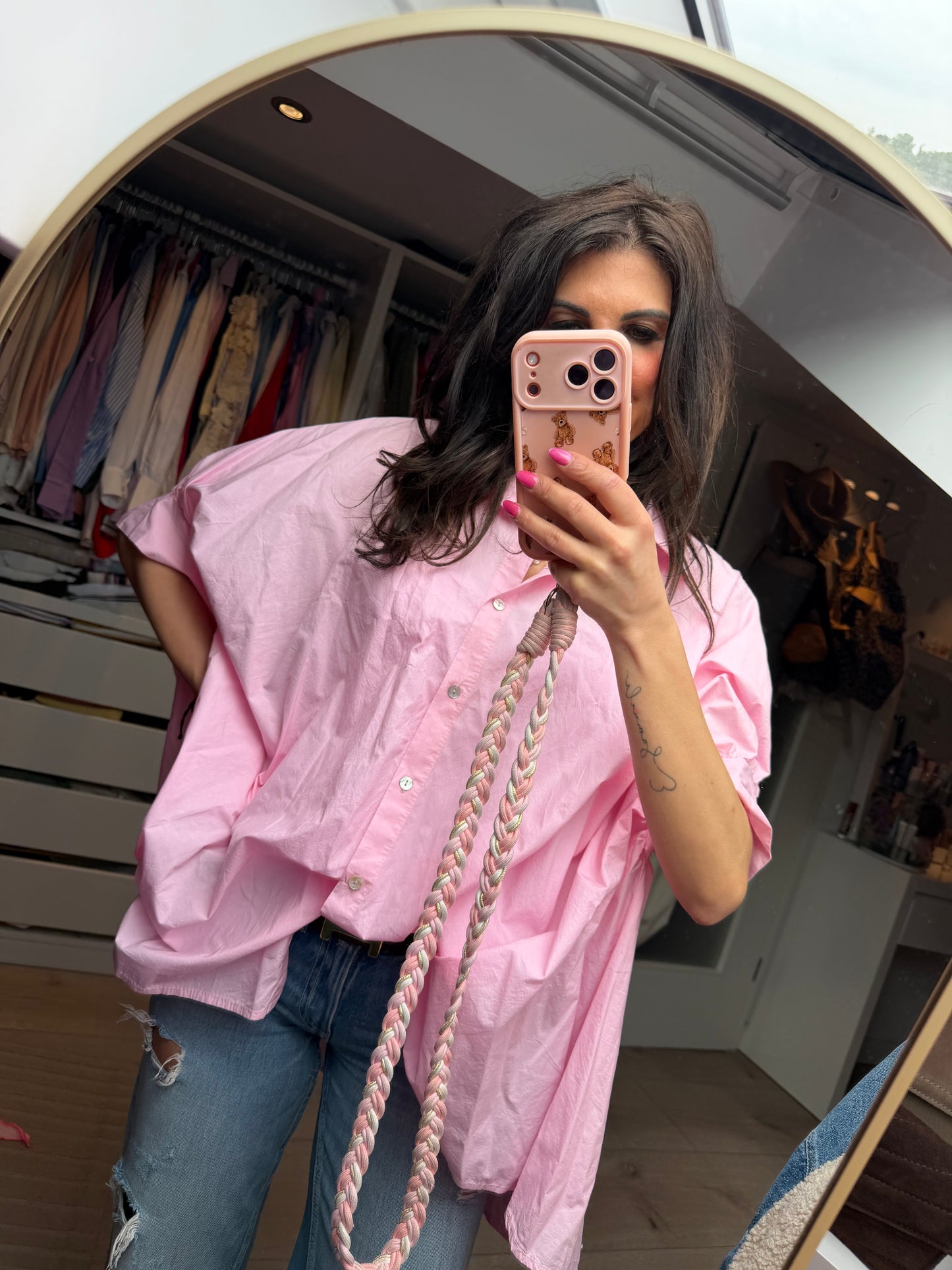 Bluse "Rosa Nuvola"