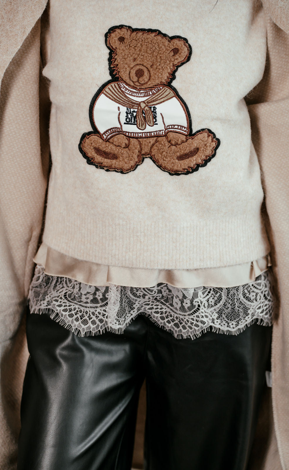 Pullover Creme "Teddy"