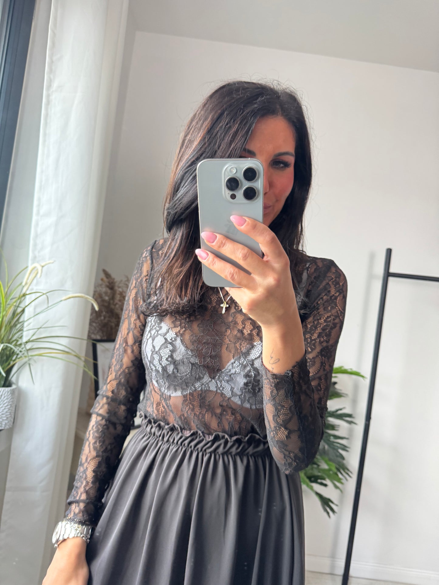 Longsleeve "Toscana Lace"