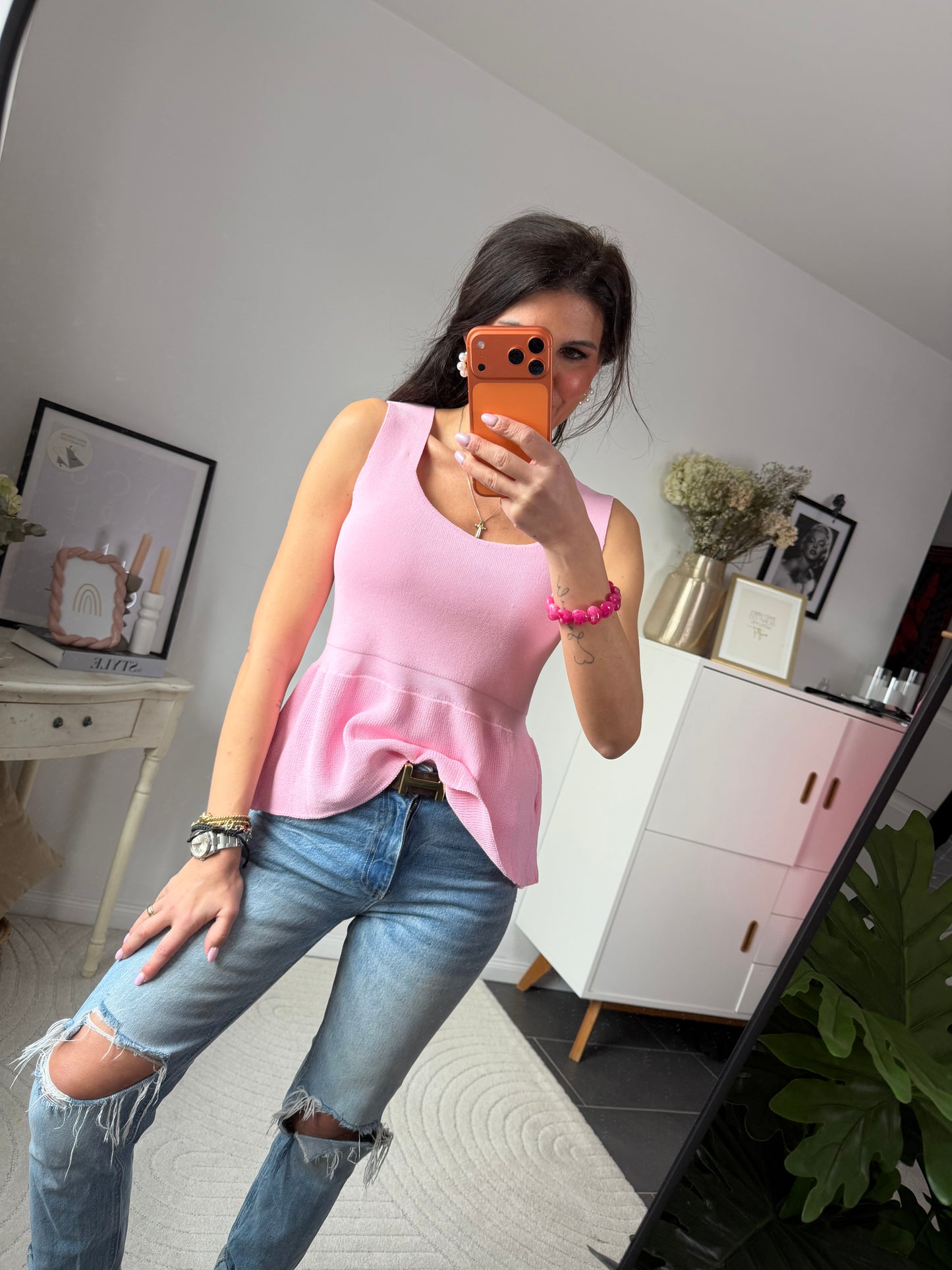 Top "Rosa Eleganza"