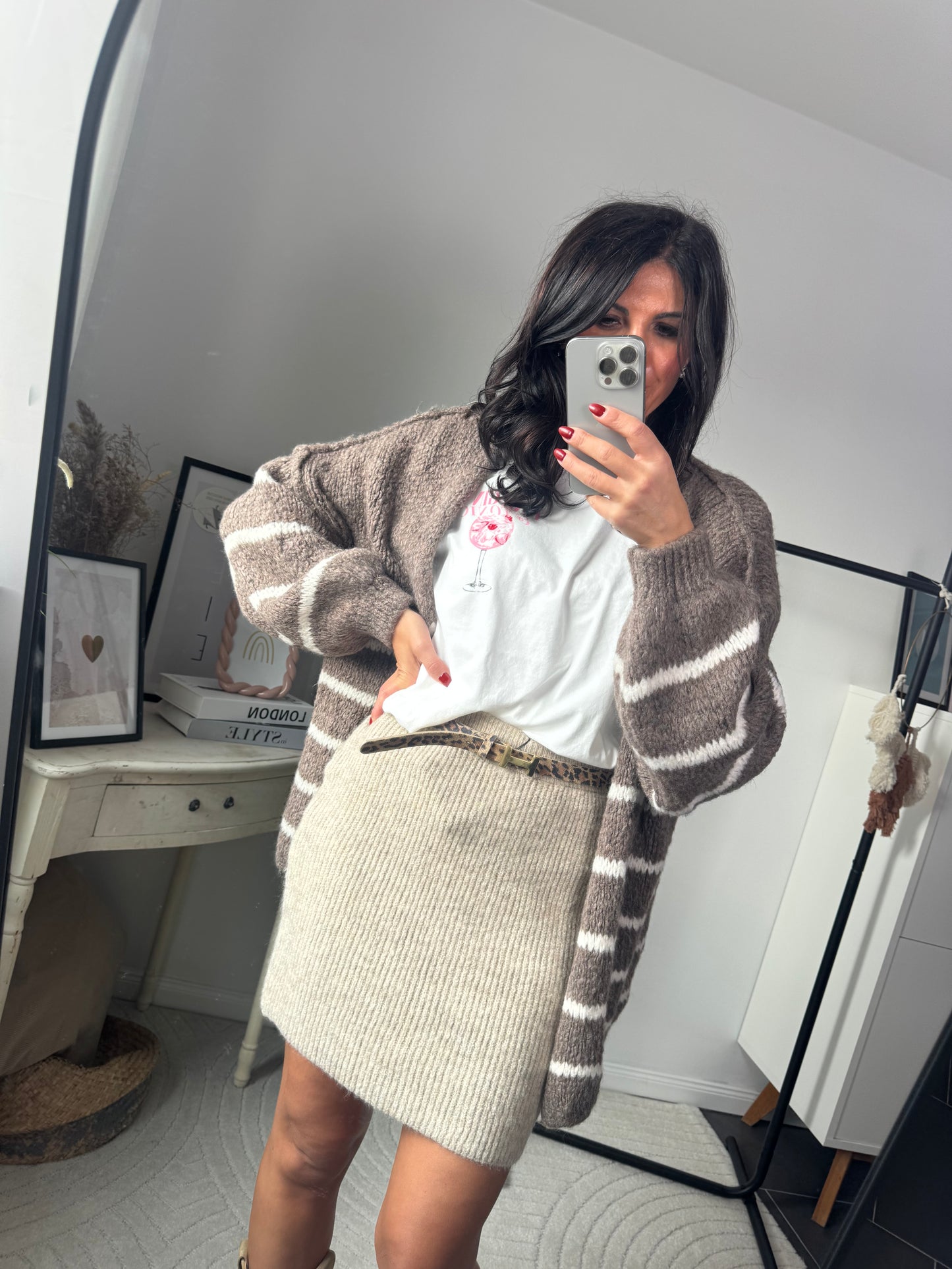 Cardigan Oversize "Caffè Latte"