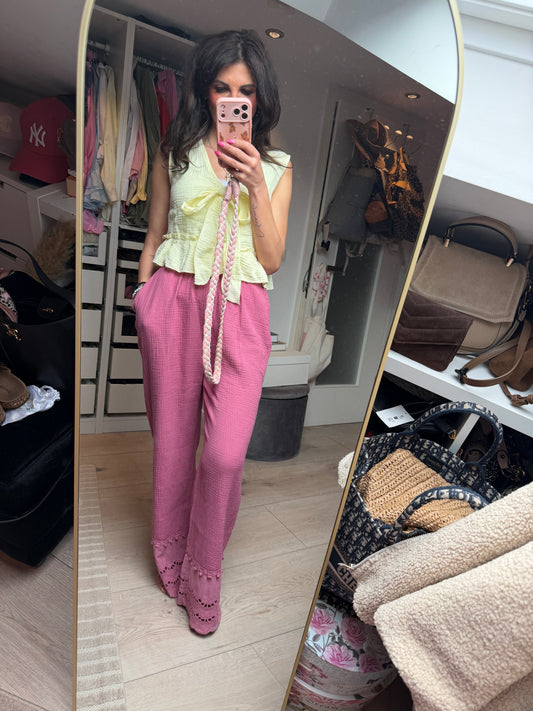 Musselinhose "Amalfi Rosa"
